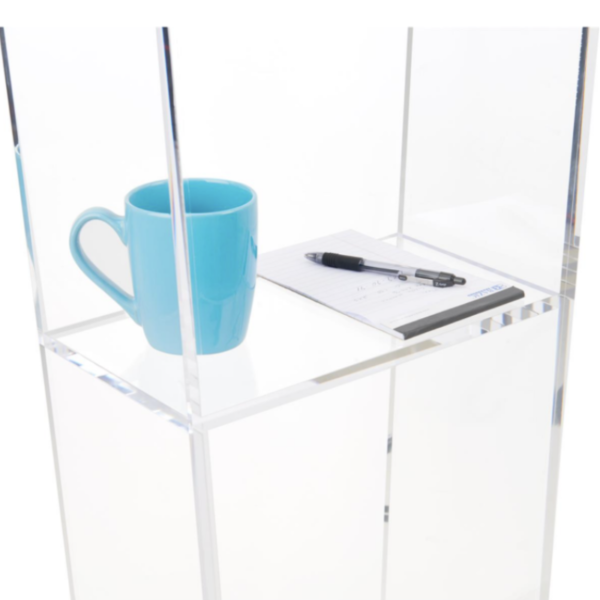 Factory Custom Acrylic Podium Plexiglass Church Pulpit School Lectern Event Reception Hostess Stand Desk - Image 5