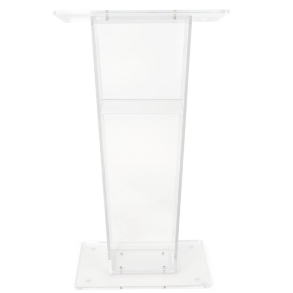 Factory Custom Acrylic Podium Plexiglass Church Pulpit School Lectern Event Reception Hostess Stand Desk - Image 2