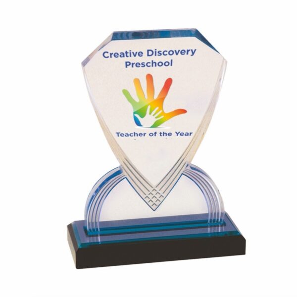 Personalized Custom Clear Acrylic Award For Appreciate Achievement Gift