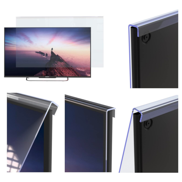 Factory Custom Acrylic TV Screen Protector Anti-Blue Light For 32 55In - Image 3