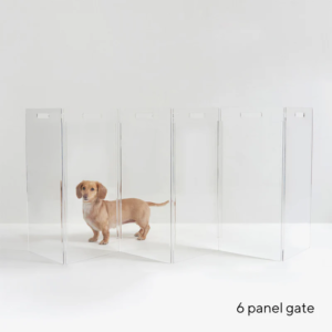 Factory Custom Acrylic Dog Gate Clear Pet Gate