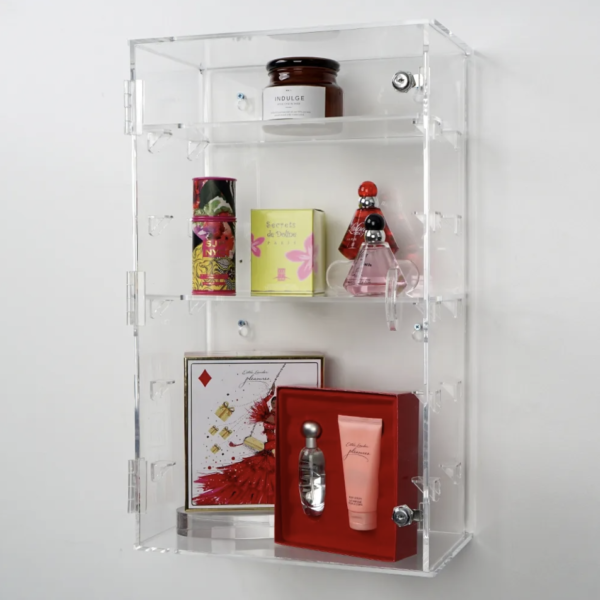 Factory Wall Mounted Acrylic Display Cabinet - Image 3